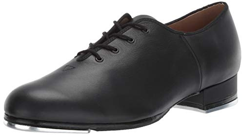 Bloch Dance Men's Jazz Tap Full-Sole Leather Tap Shoe, Black, 12.5 Medium US