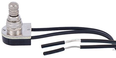 B&P Lamp® Rotary Nickel Canopy Switch