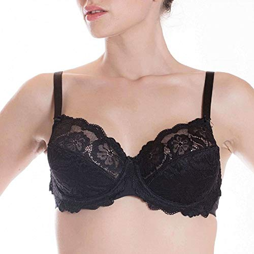 LEPEL Women's Classic Bra Black 3 Coppa C