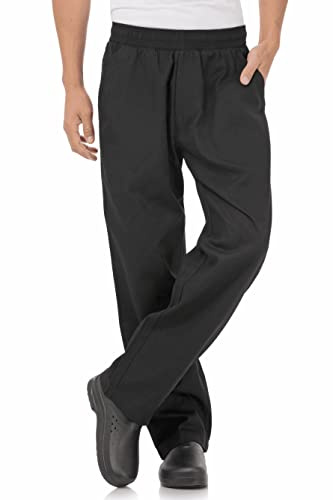 Chef Works A695-XL unisex bättre byggd baggie, X-Large, svart