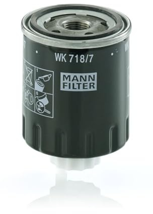 MANN-FILTER, WK 718/7 Kraftstofffilter | Für Off-Highway, Schutz des Kraftstoffsystems, Injektorschutz, Zuverlässige Kraftstoffversorgung, Echte OE-Technologie