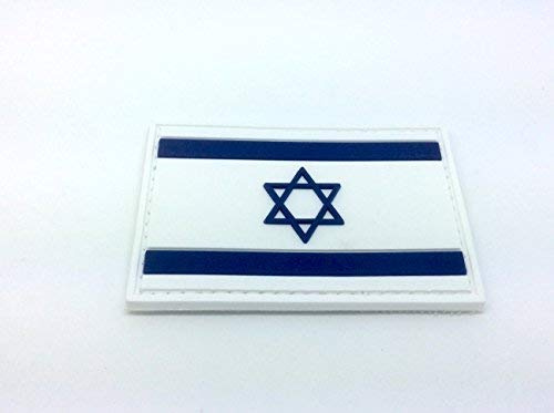 Patch Nation Israel Israelisch Flagge PVC Airsoft Paintball Klett Moral Flicken