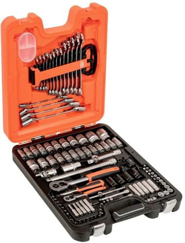 Bahco S106 Socket & Spanner Set, Metric 1/4 & 1/2 Drive, 106 Pieces