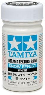 TAMIYA 87119-000 87119 Modellbau-Spachtelmasse Schnee-Weiß 100ml