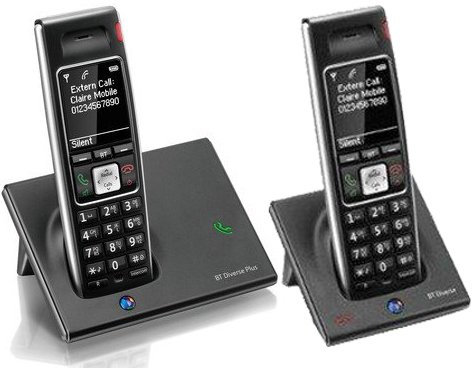BT Diverse 7410 Plus DECT Cordless Phone Twin