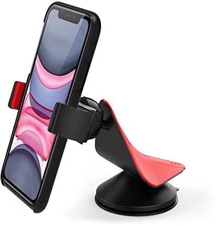 Arteck Car Mount, Universal Mobile Phone Car Mount Holder 360° Rotation for Auto Windshield and Dash, for Cell Phones Apple iPhone 15, 15 Pro, 14, 14 Pro, 13, 12, 11, SE, Android Smartphone, GPS