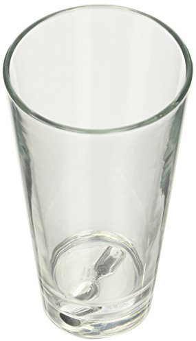 Thumbs Up Beer Glass – Tick-Tock Pint (Barbuzzo), Plastic, White, 12.5 x 20 x 12.5 cm