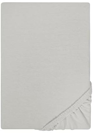 Traumhaft Schlafen - Castell - Markenbettwäsche 0077113 Spannbetttuch Jersey Stretch 1x 180x200 cm - 200x200 cm, sturmgrau