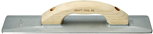 Kraft Werkzeug CF066 Sand Magnesium Hand gegossen Reibebrett mit Holzgriff, 16 x 3–1/4-Zoll