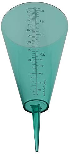 Brannan Sprinkler Rain Gauge to Monitor Rainfall Levels with Easy to Read Scale Rain Meter for Your Garden