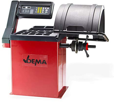 DEMA Reifenwuchtmaschine TOP24 10–24 Zoll – Wuchtmaschine, Radwuchtmaschine, Reifen Felgen Auswuchten, Reifenwuchtgerät, präzise, langlebig, einfach – Werkstatt, Auto, Reifenservice