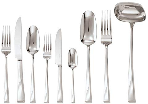 Sambonet Servizio 75 Pz Manico Orfèvre Twist Inox