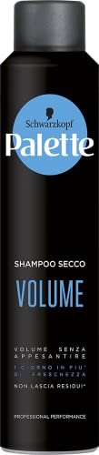 Schwarzkopf, Shampoo Secco Volume, Rinfrescante e Volumizzante, Non Lascia Residui e Non Appesantisce, per Capelli Naturali, 200ml
