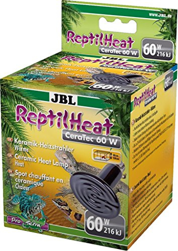 JBL ReptilHeat 71173 Keramik-Heizstrahler für Terrarien, 60 W