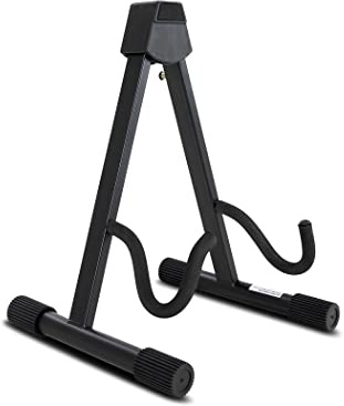 GEWA BSX 518104 A-Style gitarrstativ (43 cm hög, justerbar bredd) för elgitarr/elbas