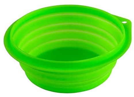 Kerbl Pet Silikon Reisenapf (faltbar) 1000ml, grün
