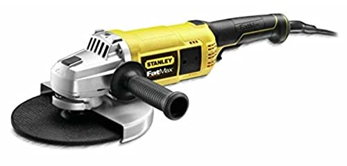 Stanley FATMAX Meuleuse Filaire 2200W 230Mm Poignée Latérale 3 Positions Performance de Coupe Optimale Robuste et Ergonomique Carter en Aluminium Avec 1 Clé Pour Changer de Disque FME841-QS