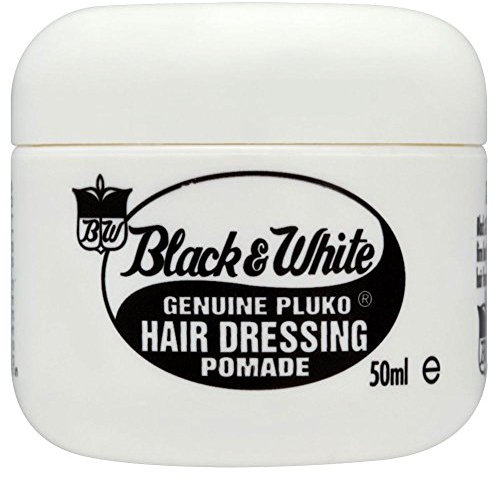 Black and White Genuine Pluko Hair Dressing Pomade (50ml) - Pack of 6