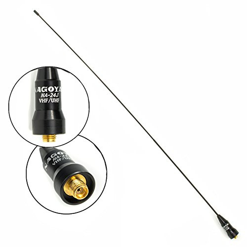 Nagoya NA-771R - Antena retráctil y telescópica, con salida VHF y UHF de 144/430Mhz, con conector SMA hembra para radios AnyTone, BaoFeng y Yaesu