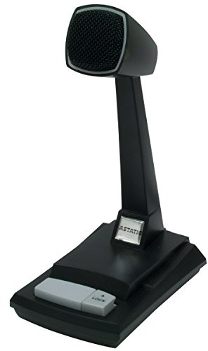 Astatic 302-AST878DM CB Tischmikrofon, schwarz, Hilfsmikrofon