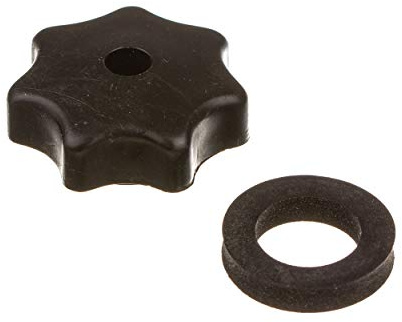 MZA Meyer-Zweiradtechnik 10796B Set Sterngriffmutter M6 - für Motorabdeckung und Haube SR50, SR80, KR50, KR51, Alle SR4-Typen - mit Druckscheibe, Schwarz