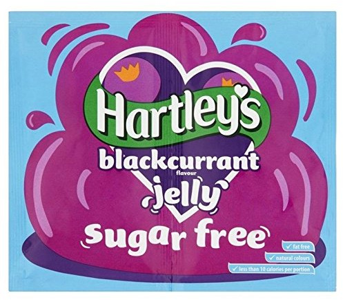 Hartley's Azúcar De Grosella Negra Libre De Cristales De Jalea 23g (Paquete de 6)