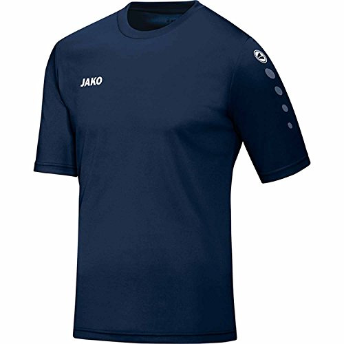 JAKO Unisex Kinder Team (Kurzarm) Fußballtrikots, Navy, 152 EU
