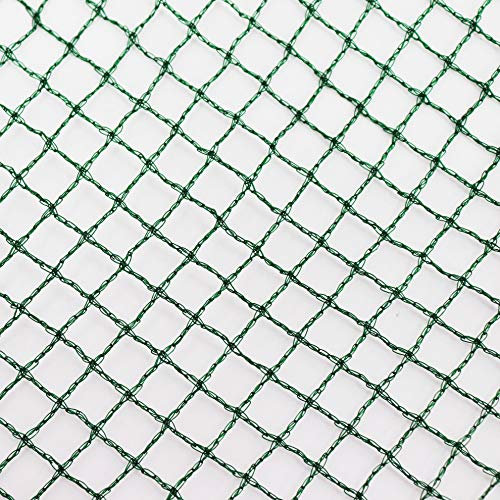 Aquagart® Teichnetz, 30m x 10m, dunkelgrün, beonders engmaschig: Maschenweite 12mm x 12mm, Laubnetz, Teichabdecknetz, Vogelabwehrnetz, Reihernetz robust