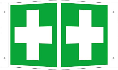 Format 4044589004659 Rettungsschild für erste Hilfe, 200 x 200 cm