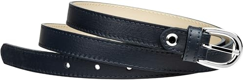 Caspar GU273 schmaler Damen Leder Gürtel Taillengürtel