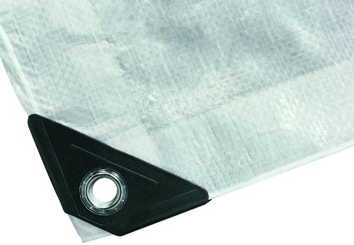 Noor, Telone da esterni in polipropilene e polietilene, colore: Bianco, 3 x 5 m