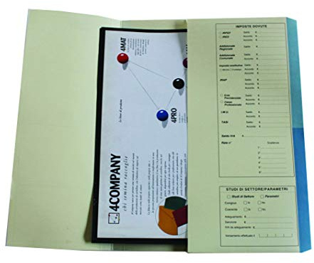 4company 4175 01 Cartelline Dichiarazione Redditi blu, conf. 50 pezzi