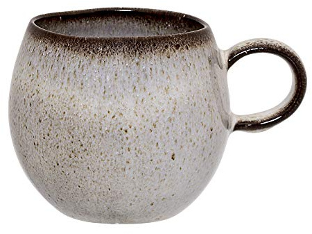 Bloomingville Tasse Sandrine, grau, Keramik, 1 Stück (1er Pack)