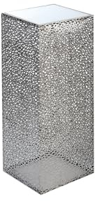 Casablanca Säule Purley Metallant.silb.H.70 cm 27 x 27 cm 74209