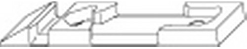 MACO Kippschließteil senkrecht, Falzluft 12 mm, Eurofalz 18 mm, 9V, uni (33981) ; 1 Stück