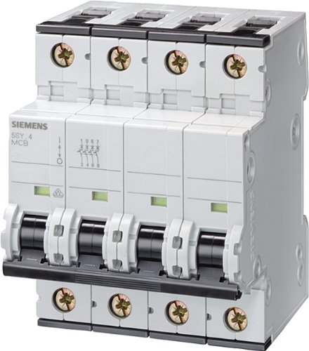 Siemens 5sy6 – Leitungsschutzschalter 70 6 kA Kurve B 3-polig + neutral 16 A