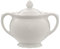 Premier Housewares - Zuccheriera in Porcellana Goffrata, Colore: Bianco