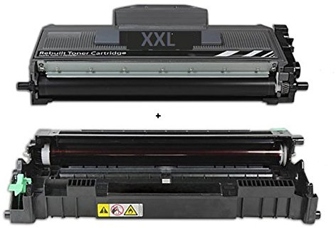 TTRecycling Ersatz Trommel-Einheit + Toner für Brother MFC-7320 (DR-2100 + TN2120 XL)