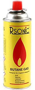 Rsonic Gaskartusche 227g für tragbare Geräte wie Grill , Heizung , Lötlampe oder Campingkocher
