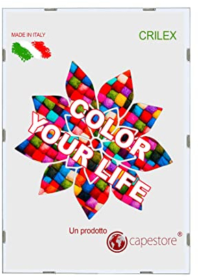 Capestore, rahmenloser Fotorahmen 20 x 30 cm, aus bruchfestem, hochtransparentem und leichtem Crilex