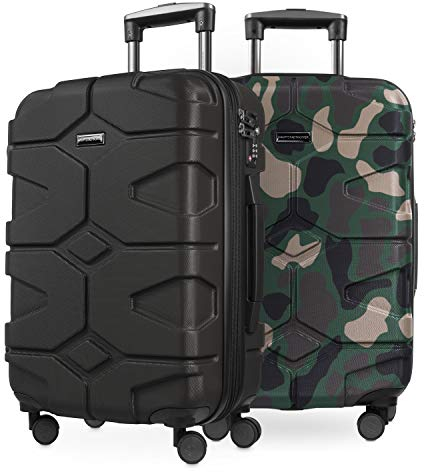 Hauptstadtkoffer X-K√∂lln - 2er Koffer-Set Handgep√§ck, TSA, (S & S), Schwarz & Camouflage matt HK2020-8231M-B-CF