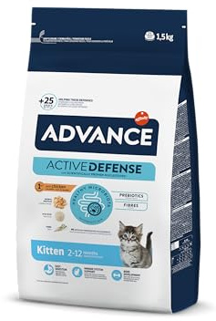 Advance Cat Kitten, Pienso para Gatitos Kitten con Pollo, 1,5kg