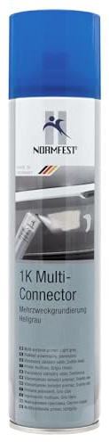 Normfest 1K Multi Connector – Universelle Mehrzweck-Grundierung in Hellgrau für Metall, Kunststoff, Zink, Aluminium und Altlackierungen, 400ml