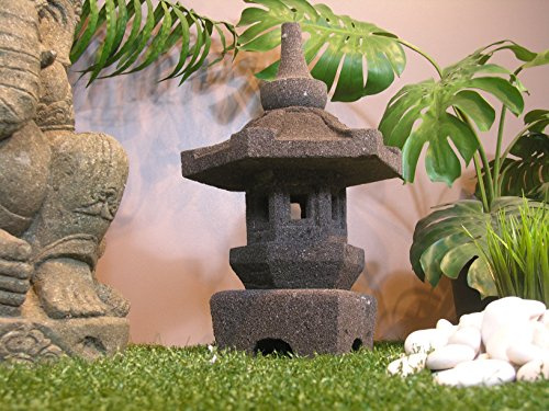 Lampe De Jardin Japonais En Pierre De Lave 50cm