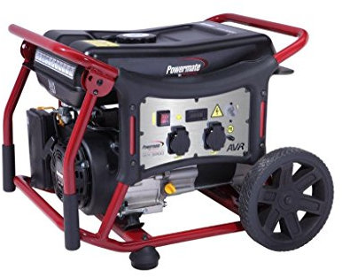 GRUPPO ELETTROGENO POWERMATE WX3200 GENERATORE CORRENTE CON RUOTE BENZINA
