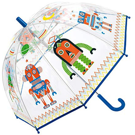 Djeco- Paraguas Infantil Robots (DD04806)