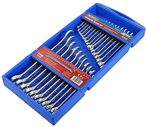 Faithfull SPASETC25 Combination Spanner CV Set 6-32mm (25 Pieces)