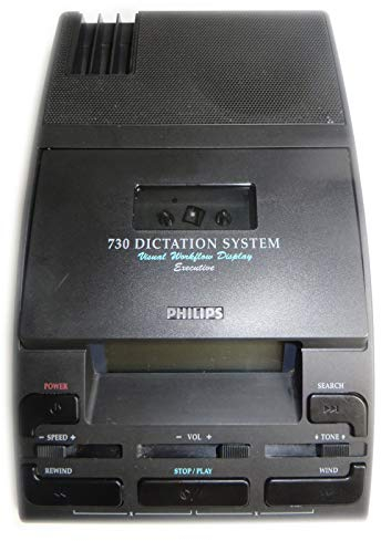 Philips Diktiergerät mit System zu Diktat Analog schwarz