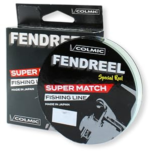 Colmic FENDREEL Super Match – Filo da Pesca in Nylon 150mt e 300 mt – Made in Japan, No Memory, Alta Scorrevolezza, Elevata Resistenza al Nodo – Speciale per Mulinelli e Lanci Lunghi