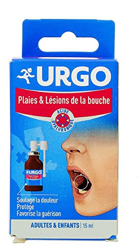 Urgo - Spray buccal - Soulage la douleur - Aphtes & Lésions de la bouche - 15 ml